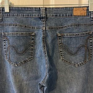 Hydraulic stretchy jeans, size 10, length 33